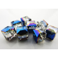 2015 high reflective glass beads,cube crystal beads